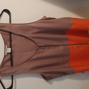 Brown and Orange top with Embellishment